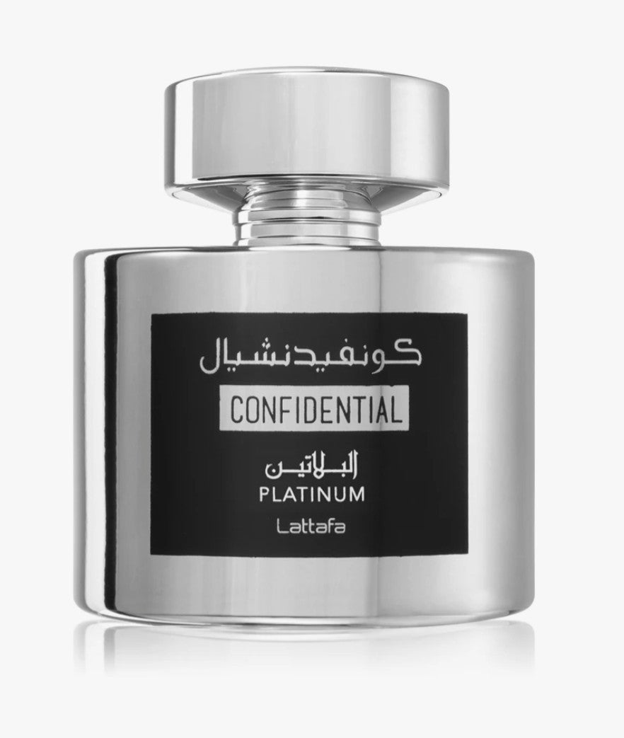 Eau de Parfum Confidential Private Platinium 100ml - Lattafa