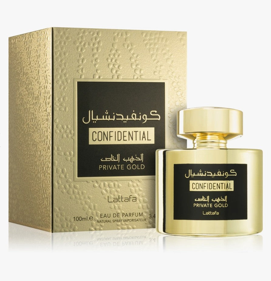 Parfum Confidential Private Gold 100ml - Lattafa